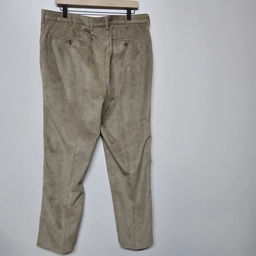 Peter Millar Nanoluxe Corduroy Pants Mens 38 Tan‎ Straight Actual 38x32 Preppy